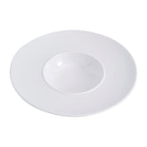 51041-Melamine Pasta Bowl, White Shallow Bowl Plates,Rimmed Bowls -24/Case
