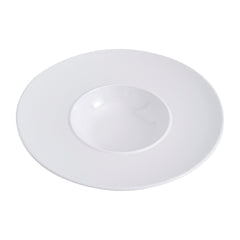 51041-Melamine Pasta Bowl, White Shallow Bowl Plates,Rimmed Bowls -24/Case