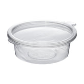 51366 - Clear Disposable Plastic 2 Oz Portion Cups with Lids Jello Shot Cups, 1000/Case