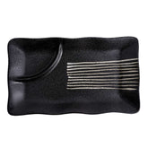 51049-陶瓷黑色霧面分隔盤-20/箱