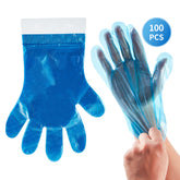 51030-Blue Disposable Poly Gloves-10pack/box