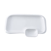 51108-10"Ceramic Dumpling/Sushi/Sashimi Plates with Sauce Dish-24/Case