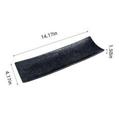 51066-Rectangular Ceramic Plate,16/Case