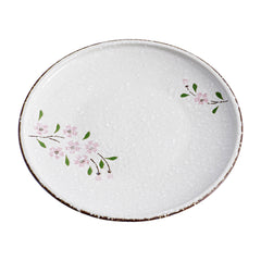 51169 - Pink Sakura 8" Round Porcelain Coupe Plate, 24/case