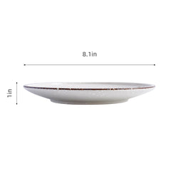 51169 - Pink Sakura 8" Round Porcelain Coupe Plate, 24/case
