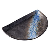 51059-Ceramic Half Moon Dish-24/Case