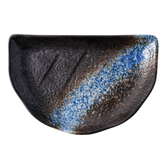 51059-Ceramic Half Moon Dish-24/Case