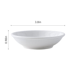 51110-3.8" Ceramic WHITE SAUCE DISH-192/Case