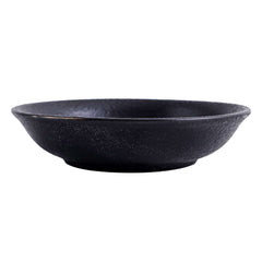 51223 - Matte Black 3.75" Porcelain Dipping Dish Sushi Soy Sauce Wasabi Plate, 72/Case
