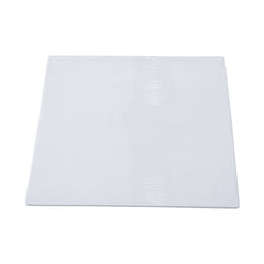 51112-12” Ceramic WHITE SQUARE FLAT PLATE-9/Case