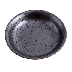 51197- Dark Brown 3.75" Porcelain Dipping Dish Sushi Soy Sauce Wasabi Plate, 72/Case