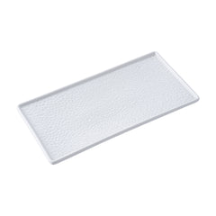 51113-12” Ceramic WHITE RECTANGLE FLAT PLATE-24/Case