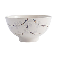 51236 - White Sakura 4.5" Porcelain Small Bowl 10 OZ Dessert Bowl, 48/Case