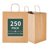 51362-Paper bag with Handle Bulk, Medium, 250/Case