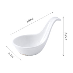 51099-3.93"Ceramic Appetizer / Tasting Spoon-216/Case