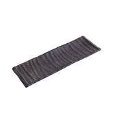 51054-Matte Black Ceramic Food Serving Platters (12 x 3 3/4Inch Rectangle Plates)-24/Case