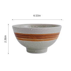 51255 - Bronze Swirl 4.5" Porcelain Small Bowl 10 OZ Dessert Bowl, 48/Case