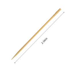 51148-2.56inch Bamboo wood wooden Picks Skewers 50000pcs/Case