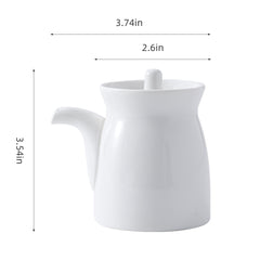51119-Ceramic Soy Sauce Dispenser - White-72/Case