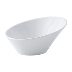 51121-Ceramic Modern Slant Bowl-24/Case