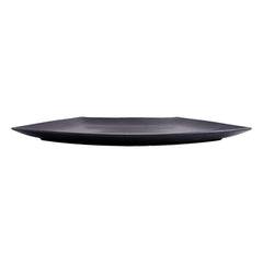 51209 - Dark Brown 12" Sector Shape Porcelain Plate, Sushi Sashimi Plate, 16/Case