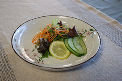 51195 - Pink Sakura 10" Diner Bowl, Shallow Bowl, Serving Plate, 12/Case