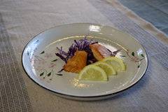 51194 - Pink Sakura 9" Diner Bowl, Shallow Bowl, Serving Plate, 16/Case