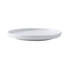 51122-Ceramic WHITE RIMMED DINNER PLATE 8"-24/Case
