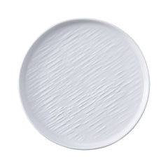 51122-Ceramic WHITE RIMMED DINNER PLATE 8"-24/Case
