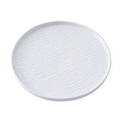 51123-Ceramic WHITE RIMMED DINNER PLATE 10"-18/Case