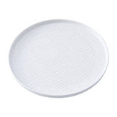 51124-Ceramic WHITE RIMMED DINNER PLATE 12"-12/Case