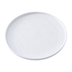 51124-Ceramic WHITE RIMMED DINNER PLATE 12"-12/Case