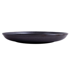 51218 - Dark Brown 9" Diner Bowl, Shallow Bowl, Serving Plate, 16/Case