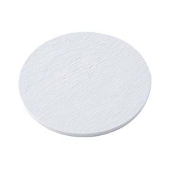 51125-Ceramic PETRA WHITE FLAT ROUND DINNER PLATE 8"-36/Case