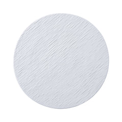 51125-Ceramic PETRA WHITE FLAT ROUND DINNER PLATE 8"-36/Case