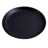 51233 - Matte Black 8" Diner Bowl, Shallow Bowl, Serving Plate, 24/Case