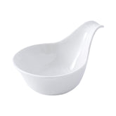 51100-4.75"Ceramic Appetizer / Tasting Spoon-144/Case