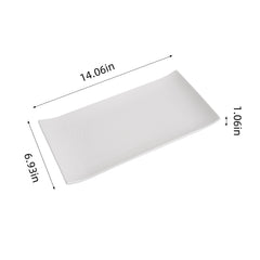 51071-Ceramic Rectangular plate,12/Case