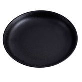 51234 - Matte Black 9" Diner Bowl, Shallow Bowl, Serving Plate, 16/Case