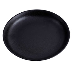 51234 - Matte Black 9" Diner Bowl, Shallow Bowl, Serving Plate, 16/Case