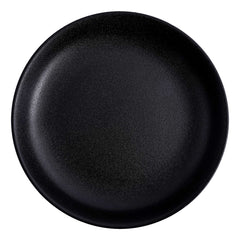 51234 - Matte Black 9" Diner Bowl, Shallow Bowl, Serving Plate, 16/Case