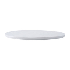 51127-PETRA WHITE FLAT ROUND DINNER PLATE 12"-12/Case