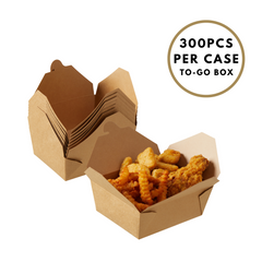 51386-DealbyBox Kraft Paper To Go Boxes, Take Out Food Containers Greaseproof and Heavy Duty, Disposable To Go Containers for Restaurant, Catering and Party(48oz,300pack)