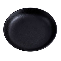 51235 - Matte Black 10" Diner Bowl, Shallow Bowl, Serving Plate, 12/Case