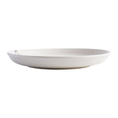 51247 - White Sakura 9" Diner Bowl, Shallow Bowl, Serving Plate, 16/Case