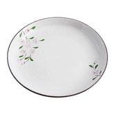 51194 - Pink Sakura 9" Diner Bowl, Shallow Bowl, Serving Plate, 16/Case
