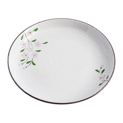 51194 - Pink Sakura 9" Diner Bowl, Shallow Bowl, Serving Plate, 16/Case
