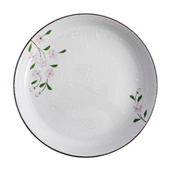 51194 - Pink Sakura 9" Diner Bowl, Shallow Bowl, Serving Plate, 16/Case