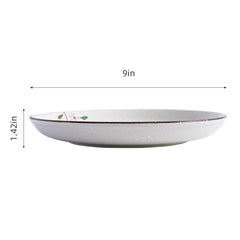 51194 - Pink Sakura 9" Diner Bowl, Shallow Bowl, Serving Plate, 16/Case