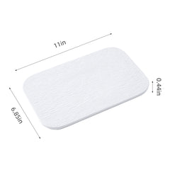 51129-Ceramic White Sushi Flat Plate 11"-18/Case